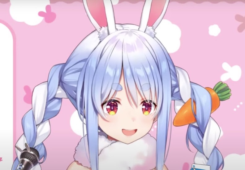 取自網路溫度計。圖片來源：YouTube/Pekora Ch. 兎田ぺこら