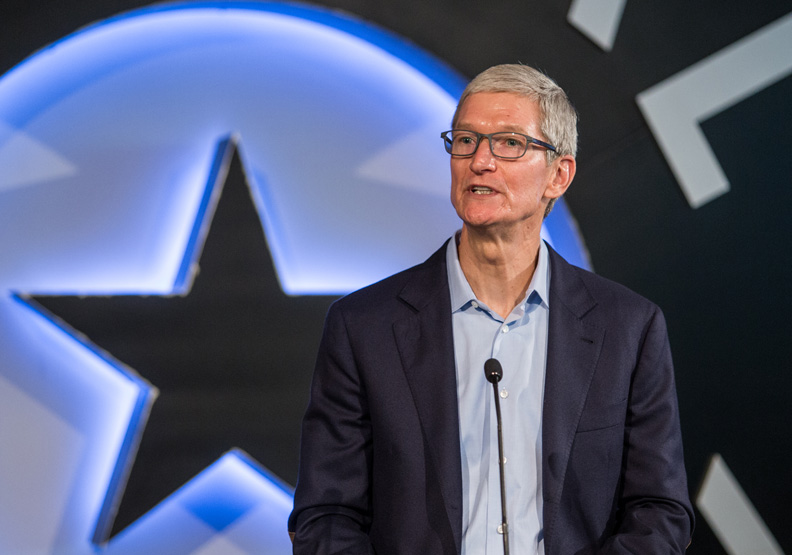 蘋果執行長庫克。Flickr by Austin Community College