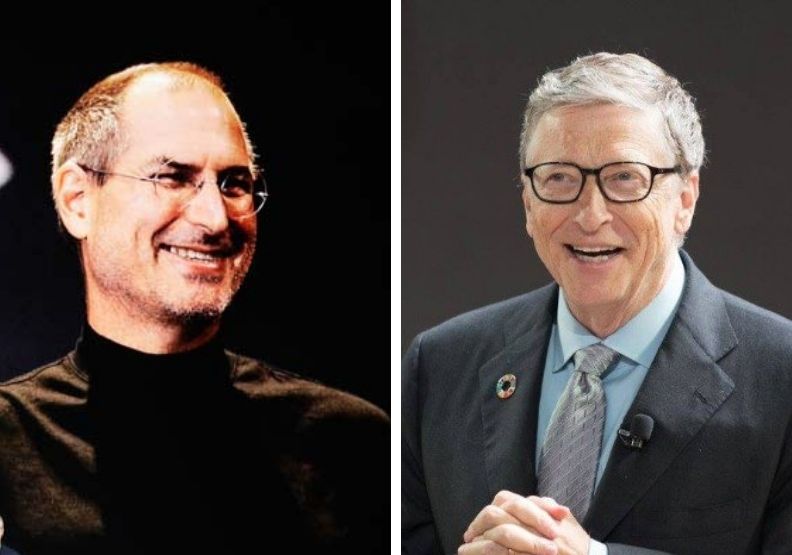 蘋果創辦人庫克、微軟創辦人比爾蓋茲。達志影像、Bill Gates臉書