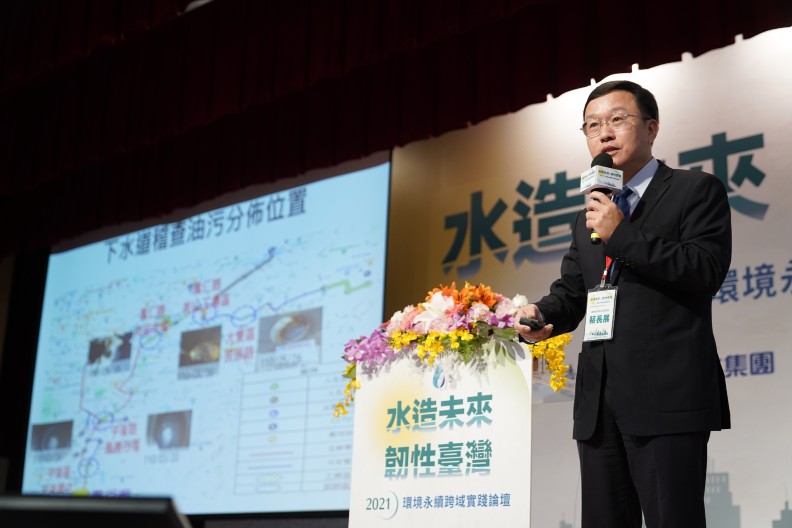 高雄市政府水利局局長蔡長展。