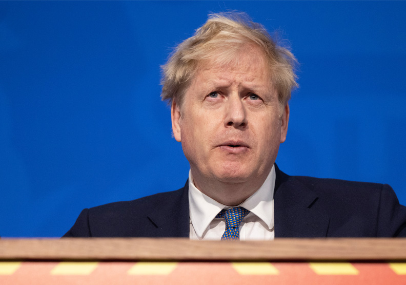 英國前首相強生（Boris Johnson）宣布，決定退出保守黨黨魁的競爭。圖片來源／Flickr