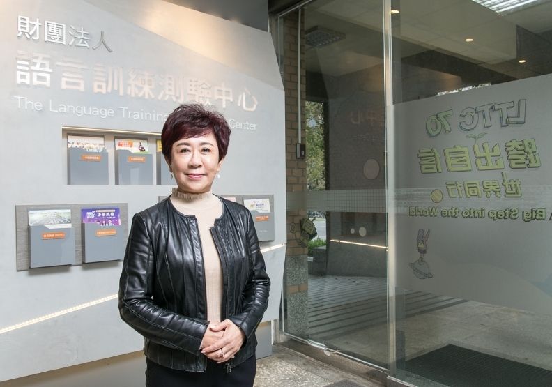 全民英檢研發長吳若蕙,黃菁慧攝