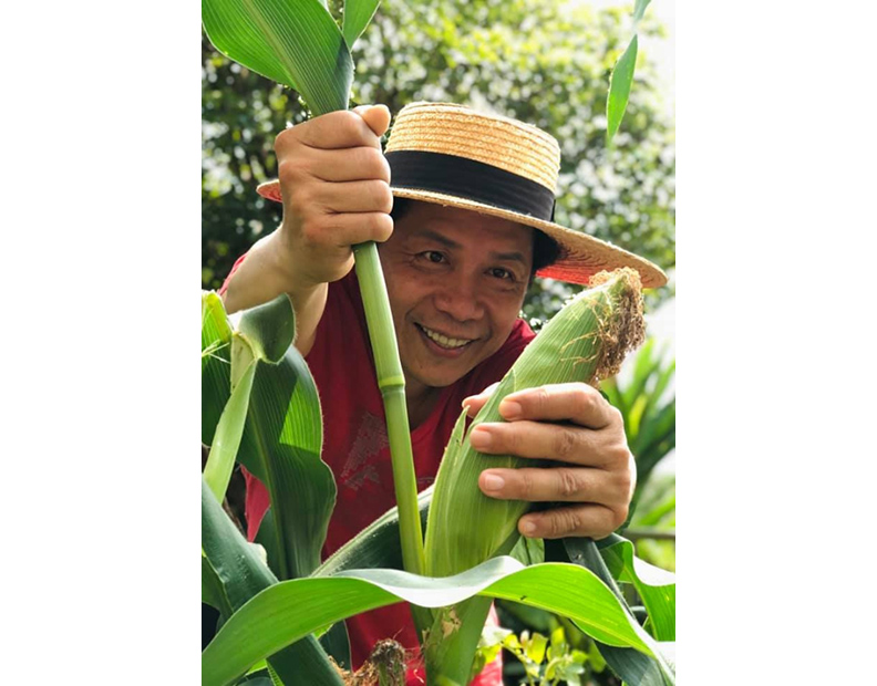 種菜除了讓許傑輝享受田園之樂 ,也領悟不少人生哲學。