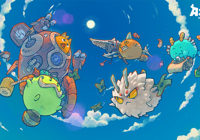 Axie Infinity發行的虛幣「AXS」,至去年11月達160美元,暴漲200倍。圖片來源/Axie Infinity官網