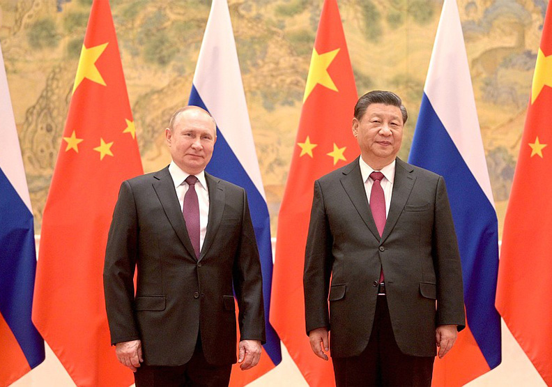 圖／俄羅斯總統普丁、中國國家主席習近平。取自President of Russia