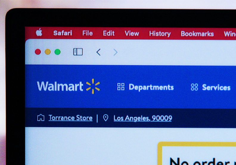 全球零售業巨頭沃爾瑪仍持續併購電商之路。取自Unsplash