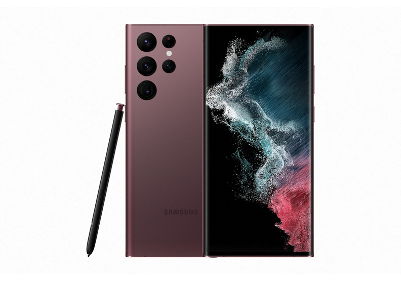 頂配版Galaxy S22 Ultra。三星提供