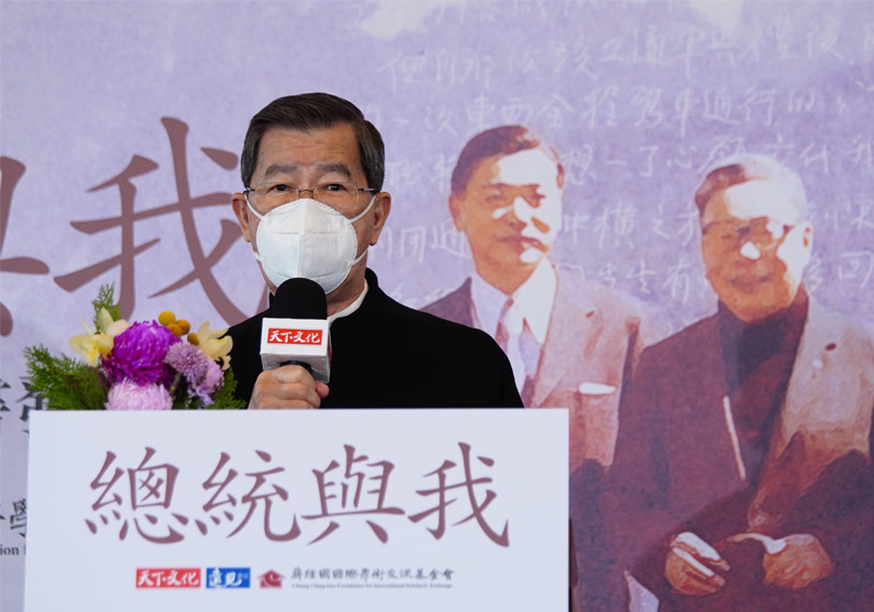 前副總統蕭萬長。賴永祥攝