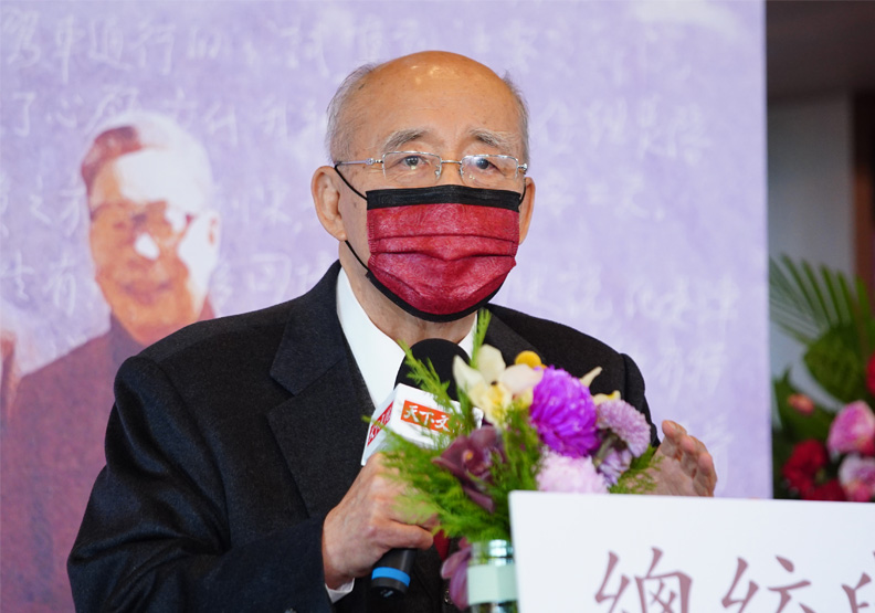 前國民黨主席吳伯雄。賴永祥攝