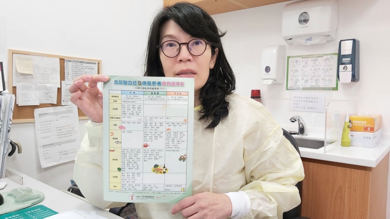 郭孝齡醫師說,急性痛風當下的治療是以抑制發炎、減少疼痛為主,但是大約 6成的患者會在 12 個月內再次發作,所以痛風長期治療應以降低血中尿酸濃度為目標。恩主公醫院提供