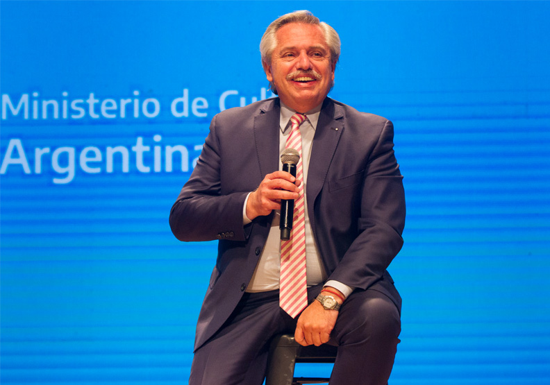阿根廷總統費爾南德斯(Alberto Fernandez)。Flickr by Ministerio de Cultura de la Nación