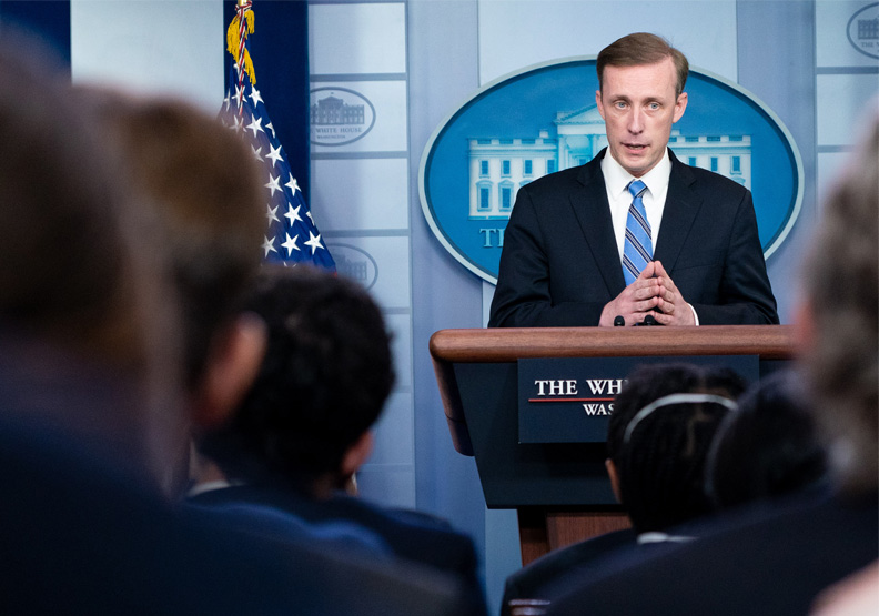 美國白宮國安顧問蘇利文。Flickr by The White House