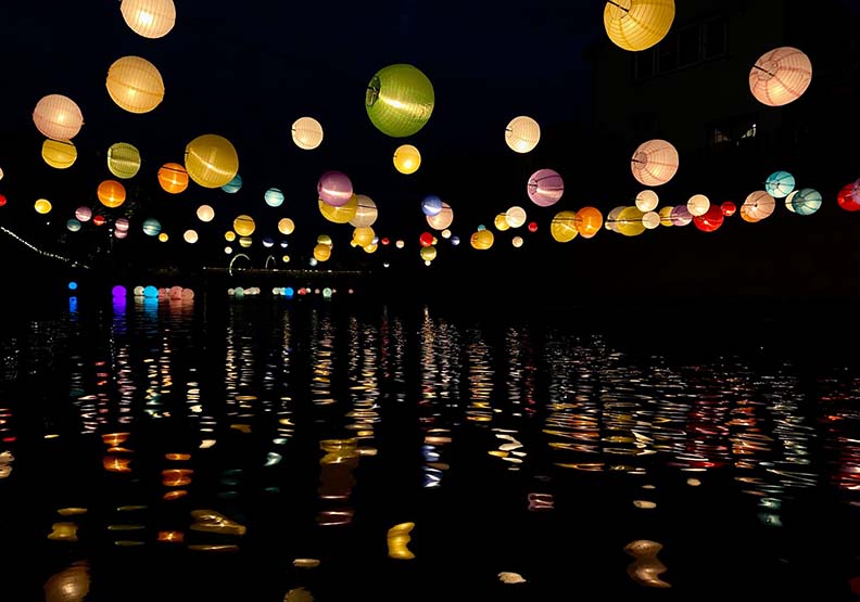 取自月津港燈節 yuejin lantern festival FB。