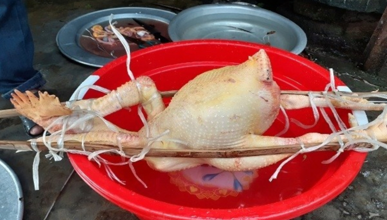 雞隻的製作過程。資料來源「阮饅頭」。方格子提供。