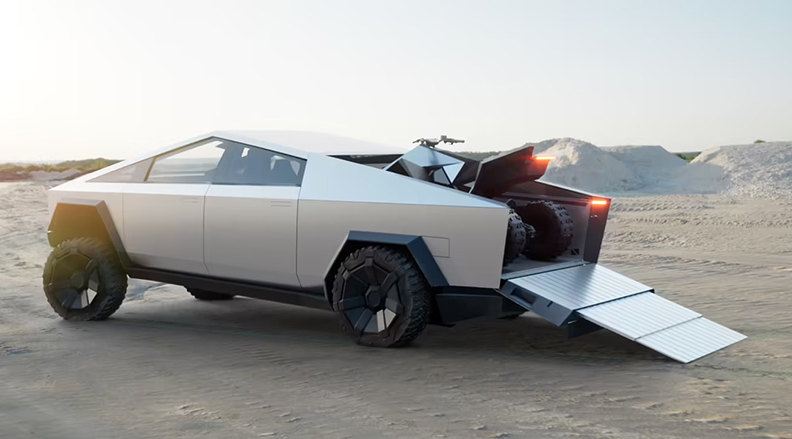 賽博皮卡車在人們可負擔的價格下，具備了更強的功能性。取自特斯拉賽博皮卡車cybertruck官網