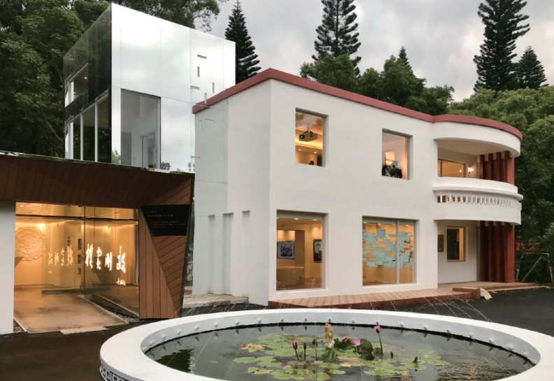 校史館暨張建邦創辦人紀念館。