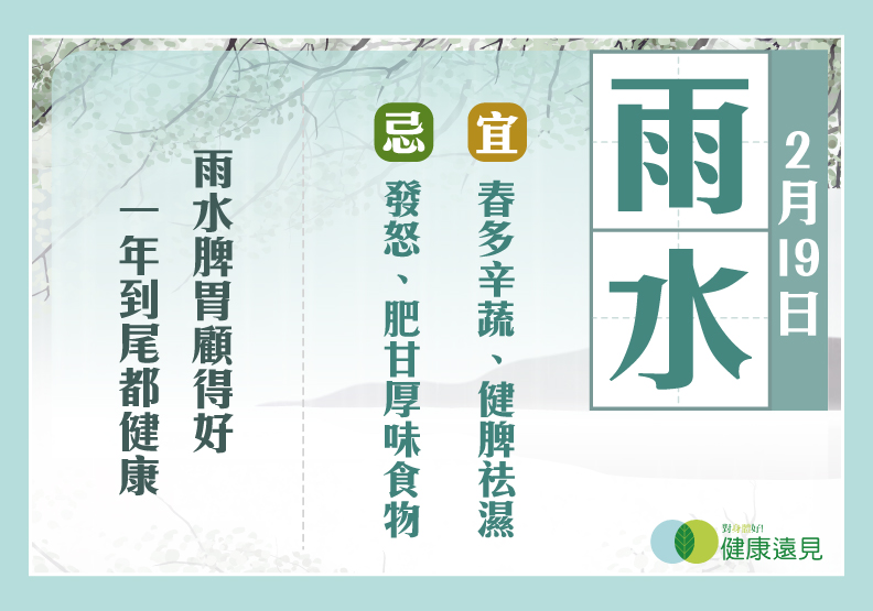 「雨水」後濕氣重！防過敏、腸胃亮紅燈，必知４大養胃健脾黃金時間