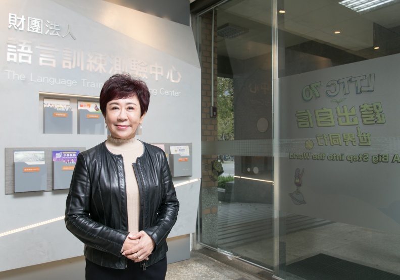 全民英檢研發長吳若蕙認為英檢應該是學習伙伴，而非單純是評量工具。黃菁慧攝