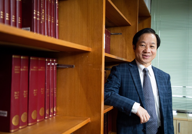 東海大學校長張國恩。池孟諭攝