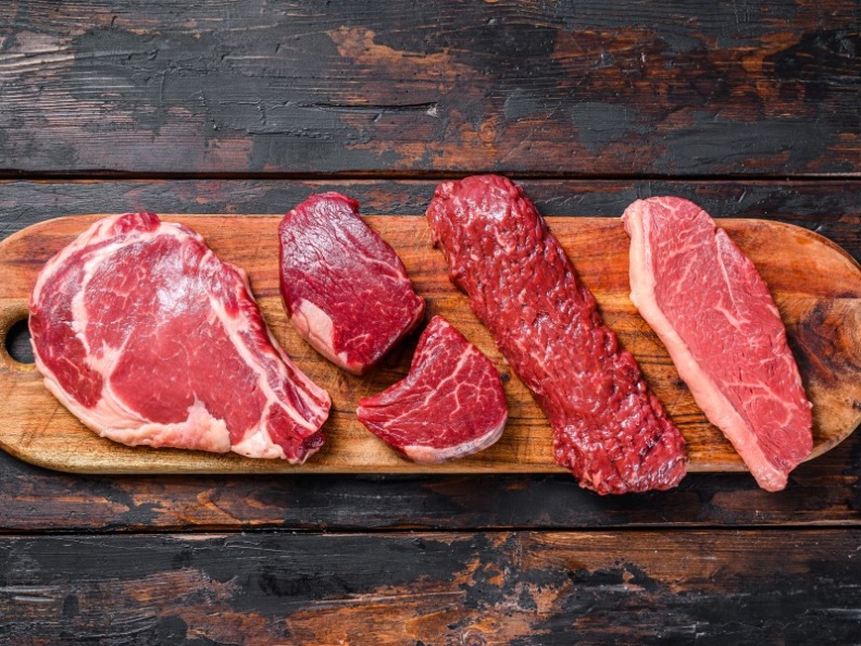 每個牛肉部位有不同的料理方式。農業兒童網提供