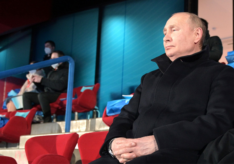 俄羅斯總統普丁。取自President of Russia官網。