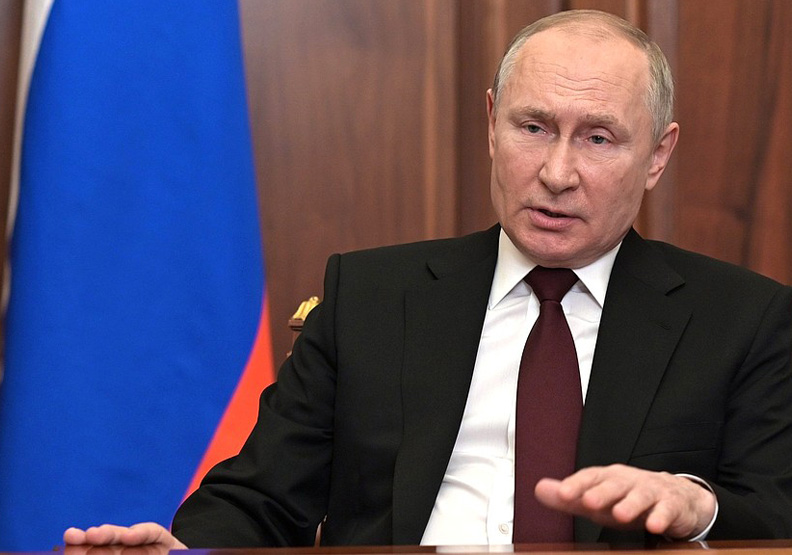 俄羅斯總統普丁。取自President of Russia官網