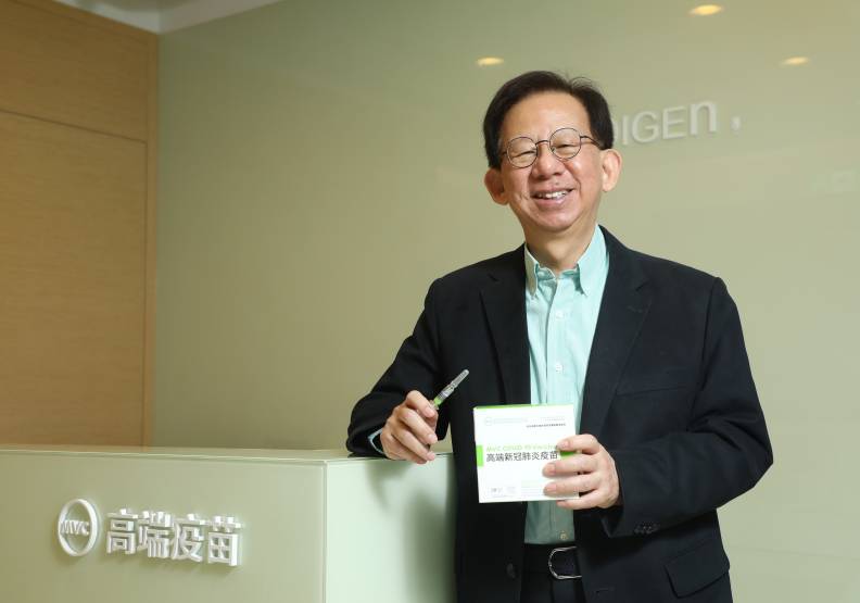 高端疫苗總經理陳燦堅表示,經歷新冠疫情,讓民間、政府都對國際遊戲規則有了新理解。張智傑攝
