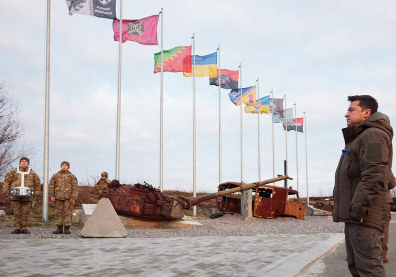 取自President of Ukraine官網。