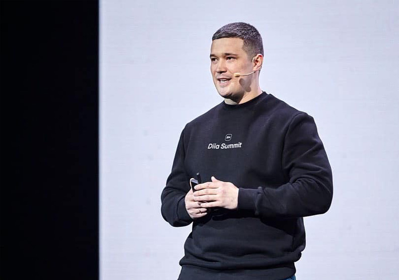 費多羅夫才剛在2月初舉辦Diia高峰會。取自Mykhailo Fedorov臉書