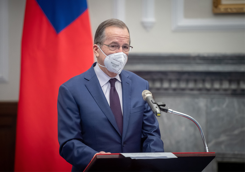 圖／美國前參謀首長聯席會議主席穆倫。總統府提供