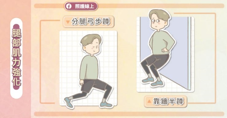 腿部肌力強化 。取自照護線上