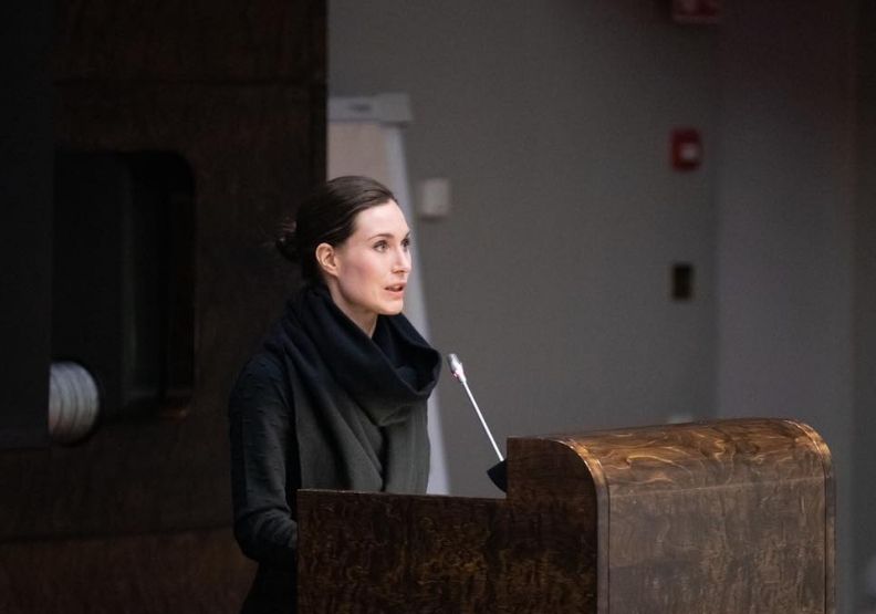 芬蘭總理瑪林強調:「芬蘭堅定地支持烏克蘭的獨立和主權。」取自Sanna Marin臉書。