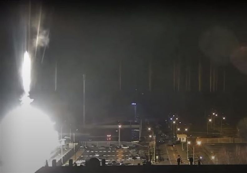 圖／歐洲最大「札波羅熱核電廠」，已被俄軍佔領。取自zelenskiy_official IG。 
