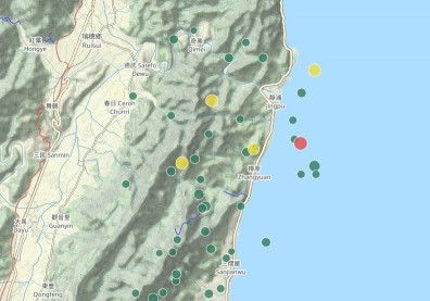 921後第五大地震！一夜連47震，最大規模6.6在花蓮外海