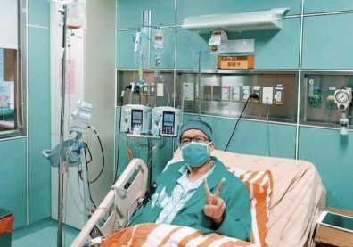不孕症名醫林禹宏盼到「肺臟移植」，復健一個月終踏出「第一步」