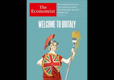 「Britaly英大利？」《經濟學人》封面諷特拉斯亂局如義大利