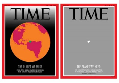COP27埃及登場！《TIME》最新封面，用視覺暫留讓人「用心注視地球」