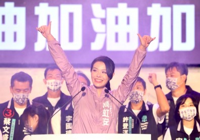 2022九合一選舉／郭台銘未現身，高虹安喊話「殺不死我的，必使我強大」