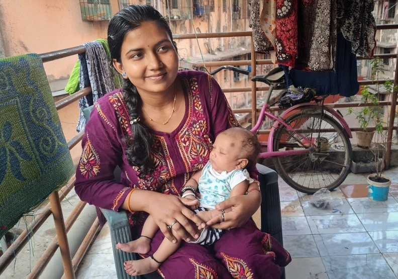隨著醫療的進步，印度的新生兒死亡率逐年降低。Lauren Frayer