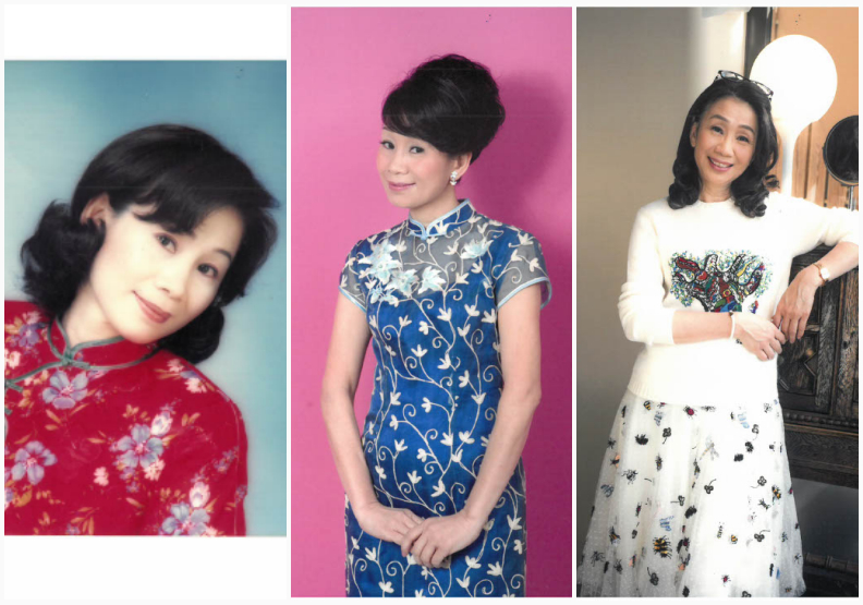 從40歲開始，蔡惠卿就每隔十年創造專屬的儀式感。左至右為蔡惠卿40、50、60歲分別拍攝的照片。蔡惠卿提供