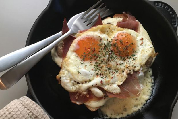 法式經典料理：奶醬法式三明治CROQUE MADAME