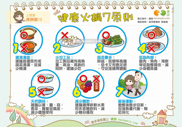 健康吃火鍋的 7 大原則