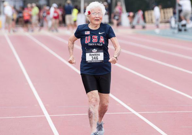 美國 101 歲風速奶奶跑步不停歇，再次締造百米紀錄