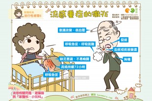 嚴防流感重症，危險徵兆莫輕忽