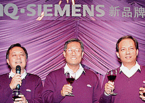 只要對手失誤，明基西門子立刻超越