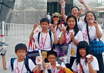偏鄉學童遊世博，回鄉分享見聞