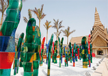 大師雕塑 畫龍點睛 串連各展園