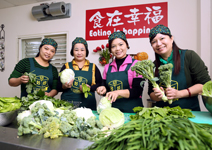 婆婆媽媽切好菜，下廚免煩惱