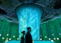 花非花！吐司、巧克力、LED演出綠色魔法秀