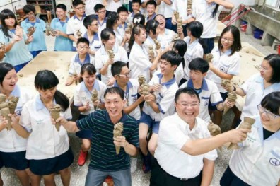 陶藝 窯烤好Happy 學校讓學習變有趣了